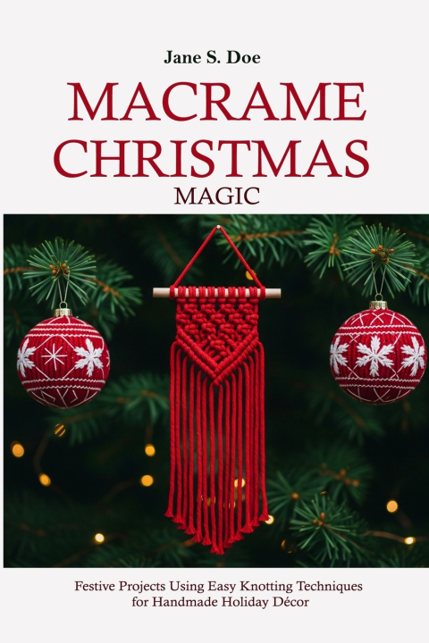 Kniha Macrame Christmas Magic Jane S. Doe