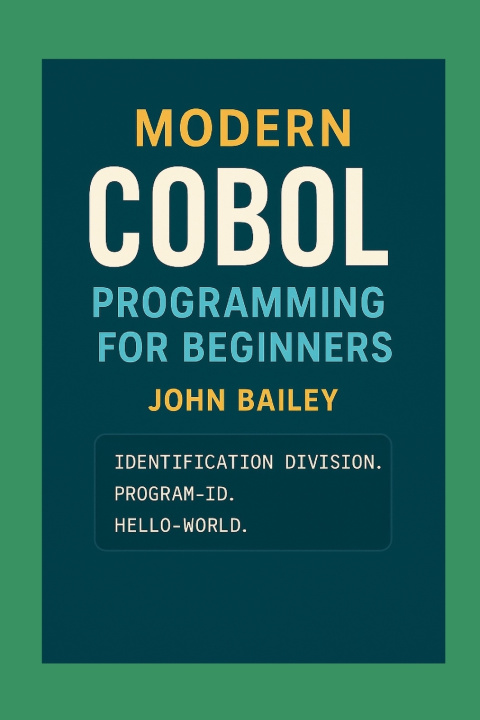 Boek Modern COBOL Programming for Beginners John Bailey