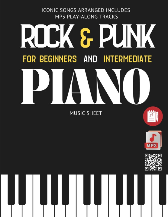 Kniha Rock & punk Piano Music Sheet Cassiel Rune
