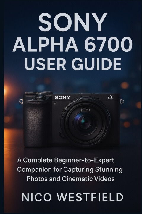 Kniha SONY ALPHA 6700 USER GUIDE NICO WESTFIELD