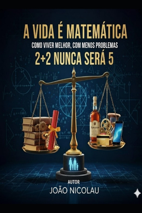 Knjiga A VIDA É MATEMÁTICA JOÃO NICOLAU NETO