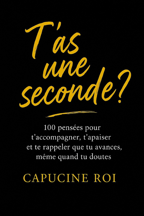 Knjiga T'as une seconde? Capucine Rin