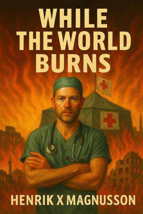 Kniha While the world burns Henrik X Magnusson