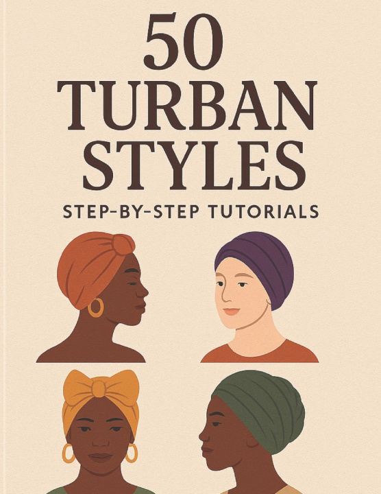 Kniha 50 Turban Styles - Step by Step Tutorials Bibi Khan