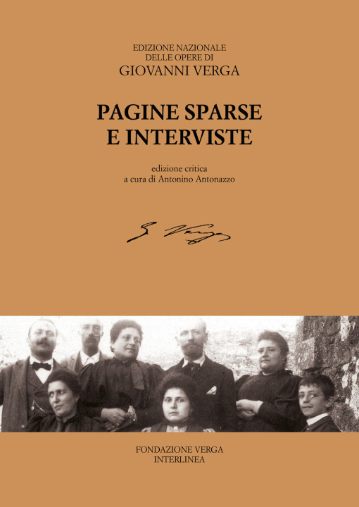 Knjiga Pagine sparse e interviste Giovanni Verga