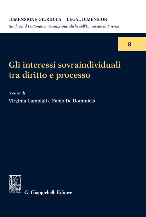 Книга interessi sovraindividuali tra diritto e processo 