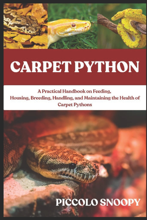 Knjiga CARPET PYTHON Piccolo Snoopy