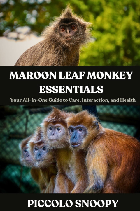 Knjiga MAROON LEAF MONKEY ESSENTIALS Piccolo Snoopy