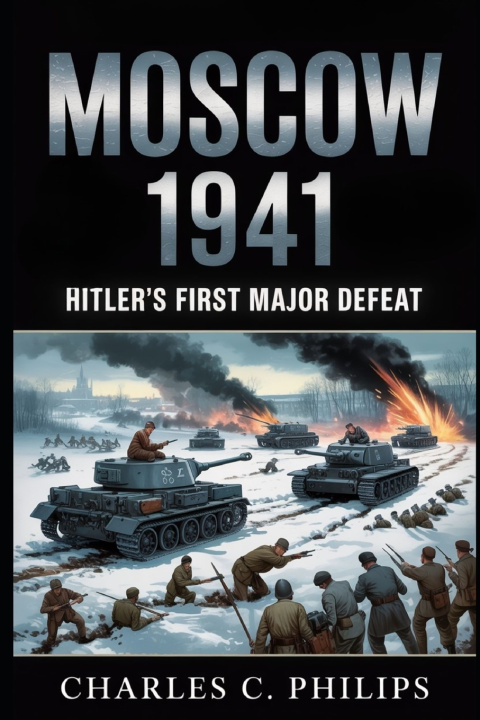 Carte MOSCOW 1941 CHARLES C. PHILIPS