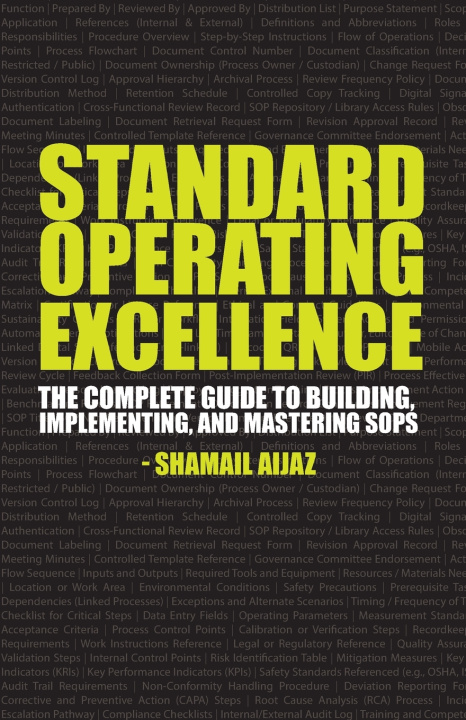 Knjiga Standard Operating Excellence Shamail Aijaz
