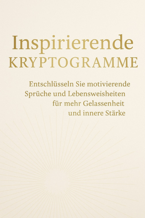 Kniha Inspirierende Kryptogramme BookBridges Publisher
