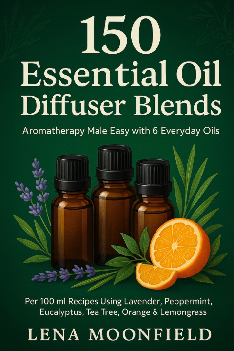 Kniha 150 Essential Oil Diffuser Blends Lena Moonfield