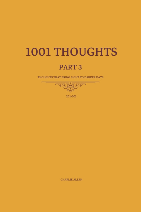 Kniha 1001 Thoughts Charlie Allen