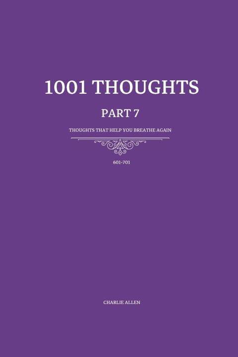 Kniha 1001 Thoughts Charlie Allen