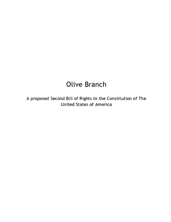 Kniha Olive Branch One Citizen