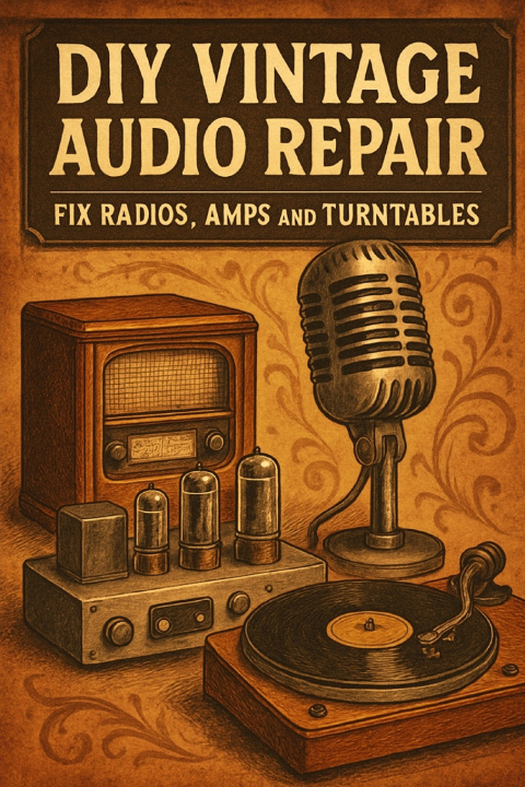 Knjiga DIY Vintage Audio Repair Morgan Reid