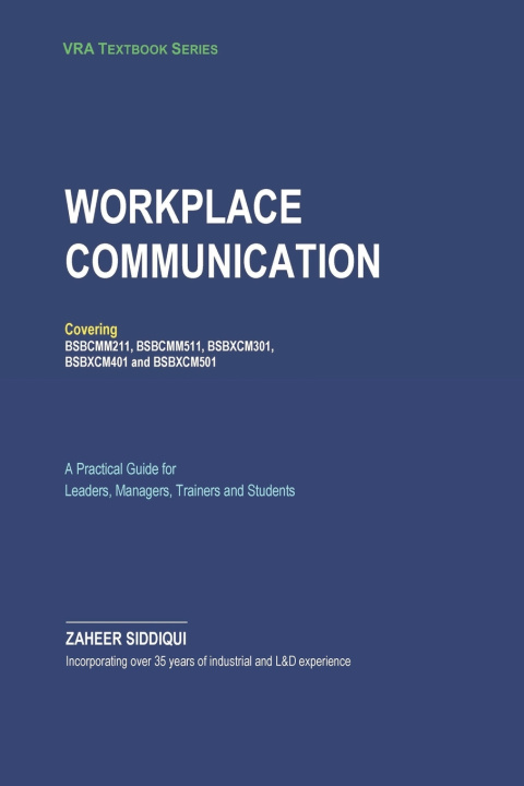 Kniha Workplace Communication Zaheer Siddiqui