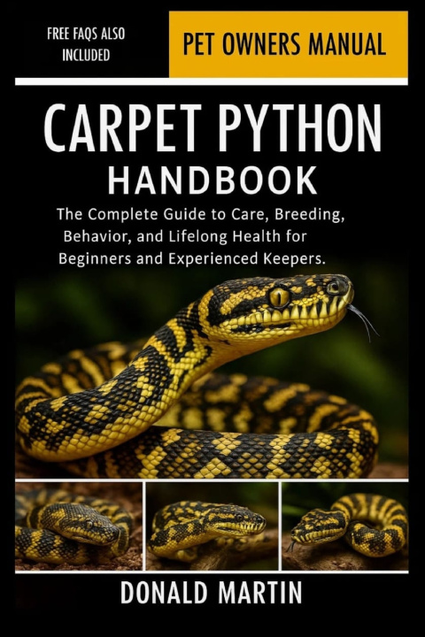 Knjiga CARPET PYTHON HANDBOOK DONALD MARTIN