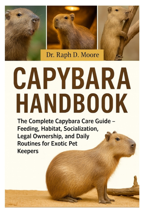 Kniha CAPYBARA HANDBOOK DR. RAPH D. MOORE