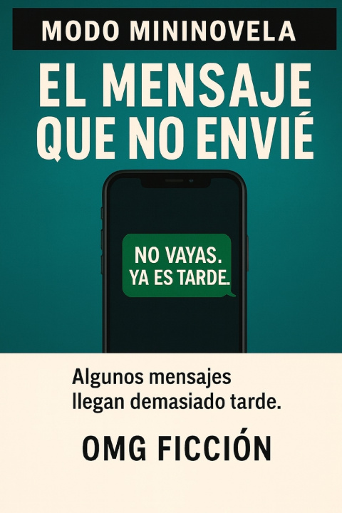 Knjiga MODO MININOVELA EL MENSAJE QUE NO ENVIÉ OMG FICCIÓN