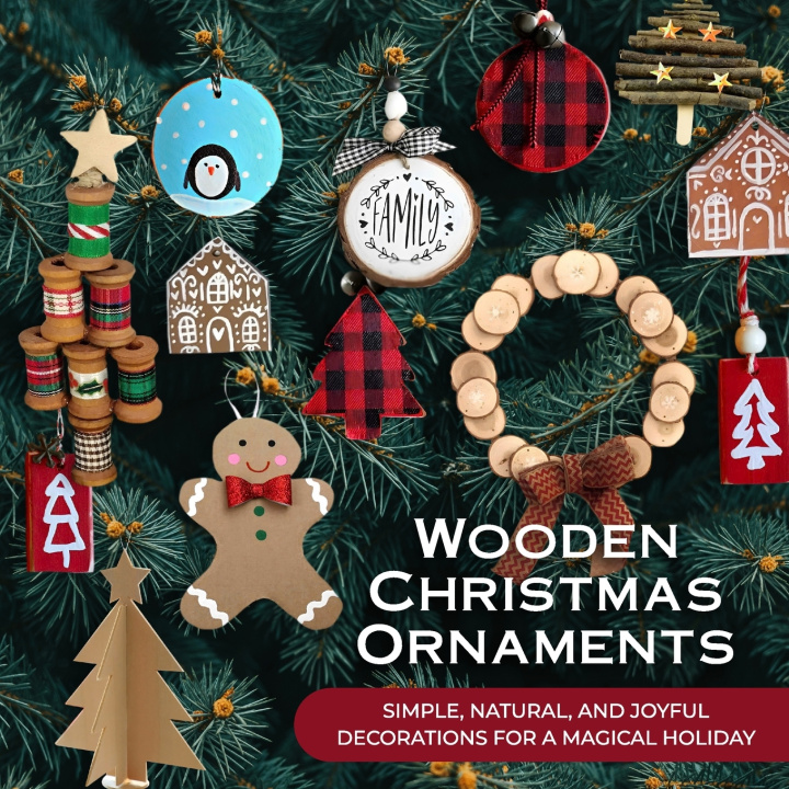 Kniha Wooden Christmas Ornaments Mark Parker