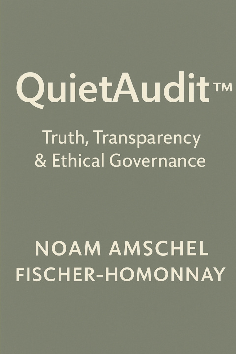 Kniha QuietAudit Noam Amschel Fischer-Homonnay