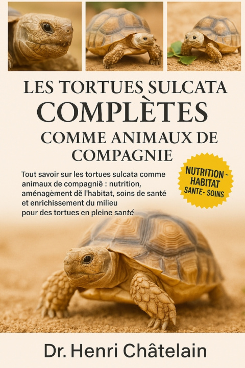 Buch LES TORTUES SULCATA COMPLÈTES COMME ANIMAUX DE COMPAGNIE Dr. Henri Châtelain