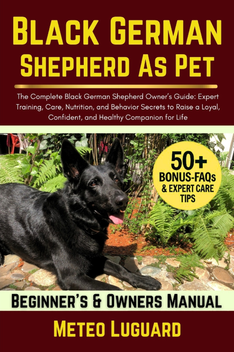 Kniha BLACK GERMAN SHEPHERD AS PET METEO LUGUARD