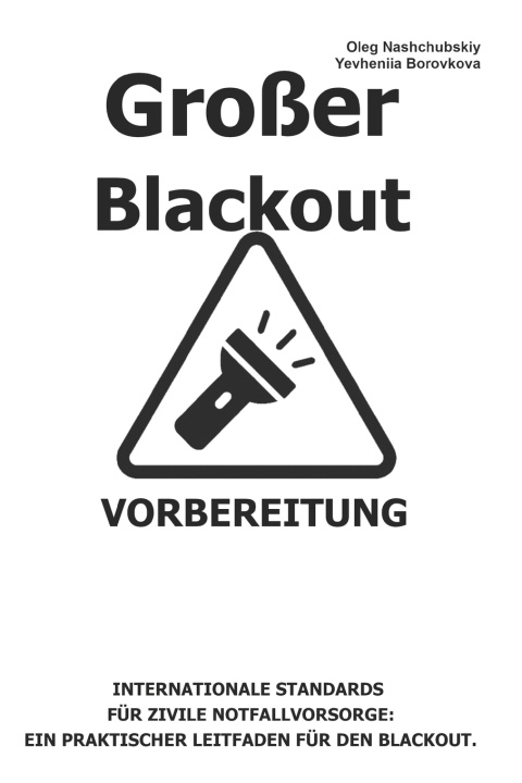 Kniha Großer Blackout. Vorbereitung. Yevheniia Borovkova