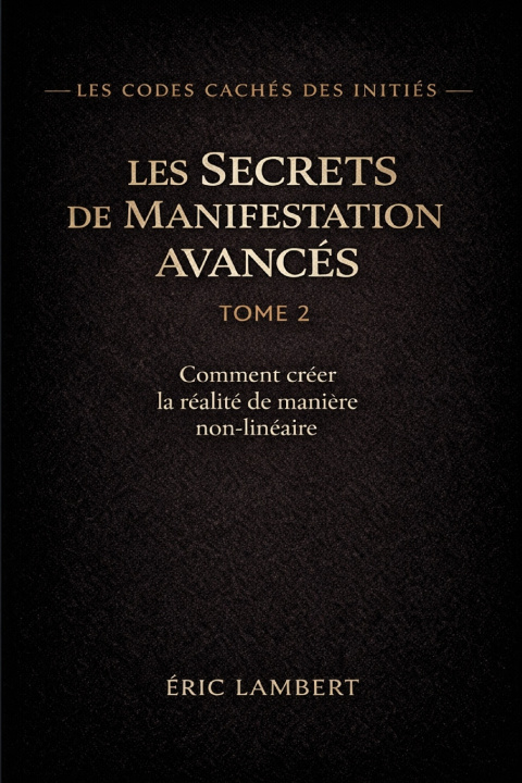 Kniha Les Codes Cachés des Initiés - Tome 2 - Les Secrets de Manifestation Avancée ERIC LAMBERT