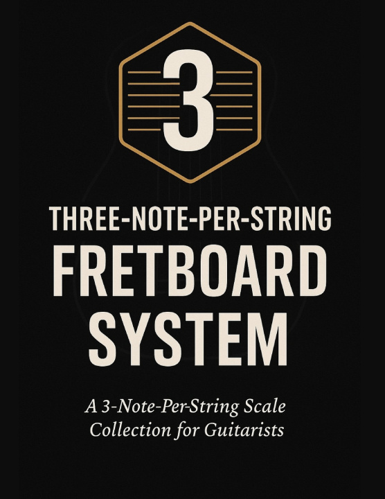 Kniha Three-Note-Per-String Fretboard System Henry Bahrou