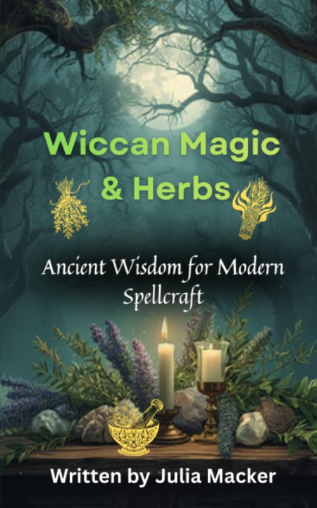 Kniha Wiccan Magic & Herbs Julia Macker