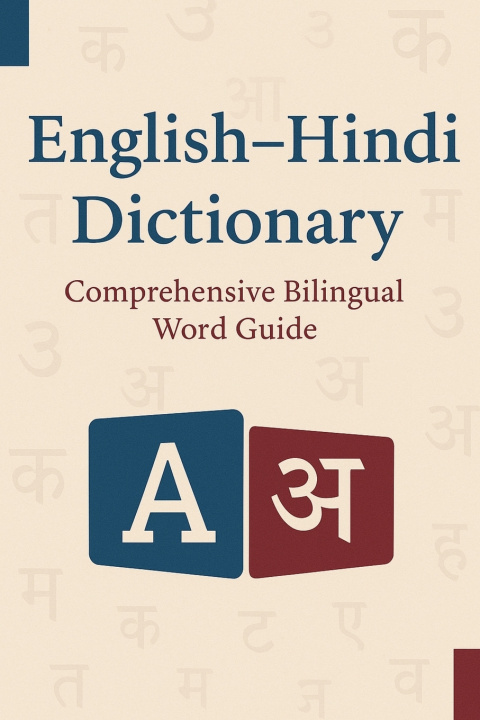 Kniha English-Hindi Dictionary Liora Crest