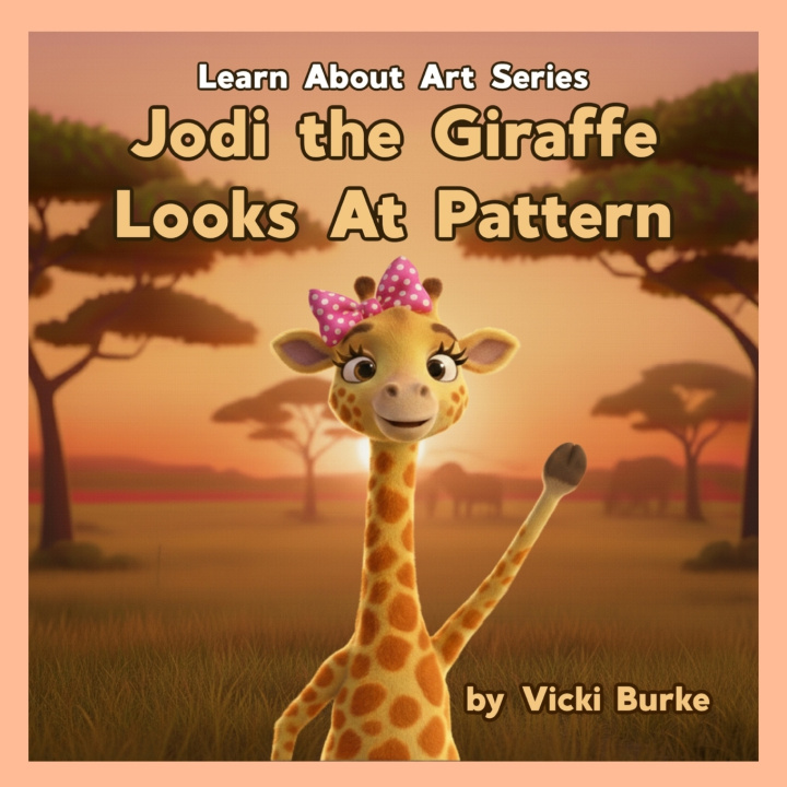 Kniha Jodi the Giraffe Looks At Pattern Vicki Burke