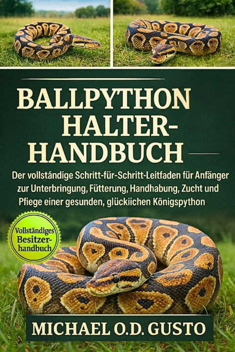Kniha BALLPYTHON HALTERHANDBUCH MICHAEL O.D GUSTO