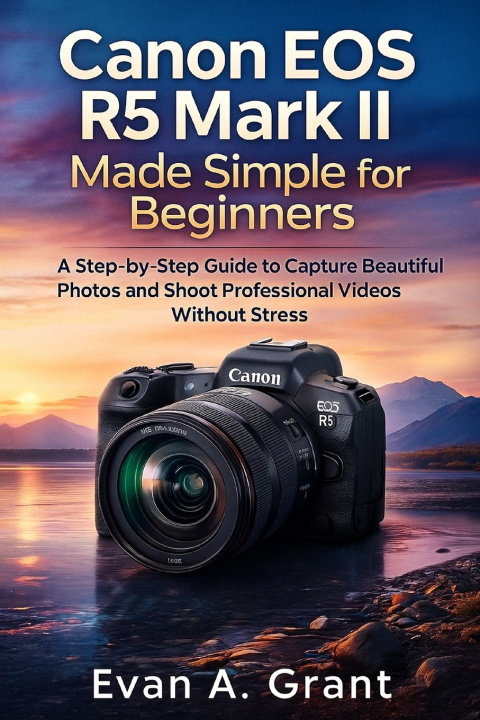 Kniha Canon EOS R5 Mark II Made Simple for Beginners Evan A. Grant