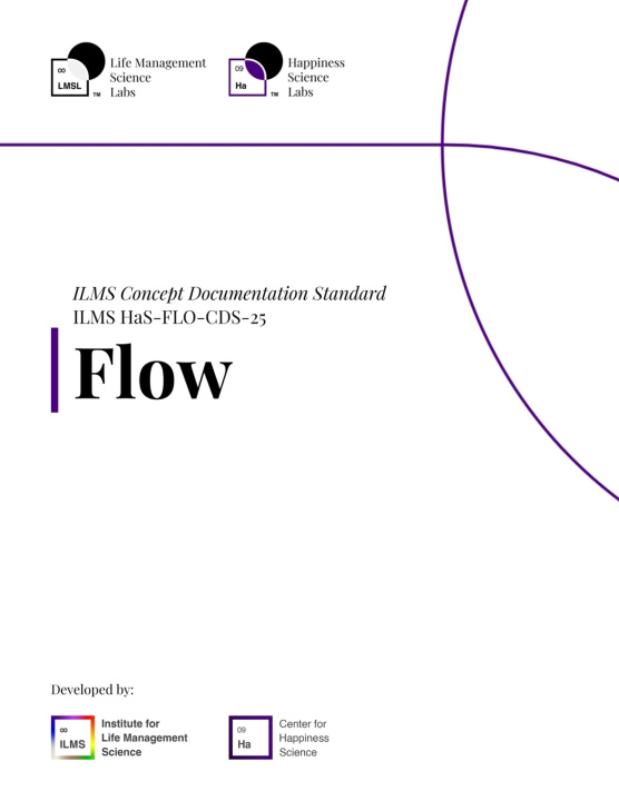 Kniha ILMS Concept Documentation Standard - Flow (HaS-FLO-CDS-25) Life Management Science Labs