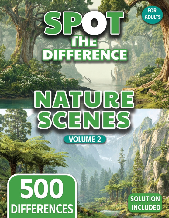 Kniha Spot the Difference for Adults Nature Edition DoPo Studio (Teens & Adults)
