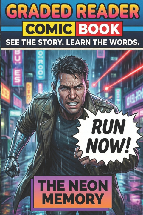 Kniha The Neon Memory. LEVEL 1 / LEVEL 2 (ELT Graded Reader) Abraão Paula