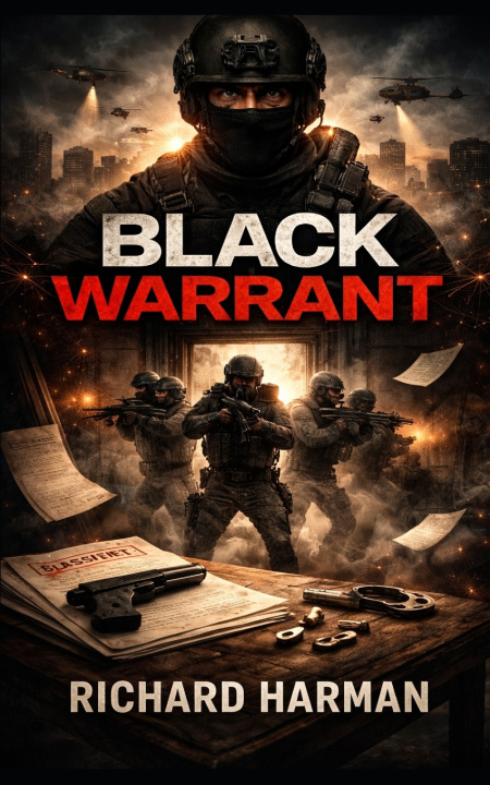 Kniha BLACK WARRANT Richard Harman