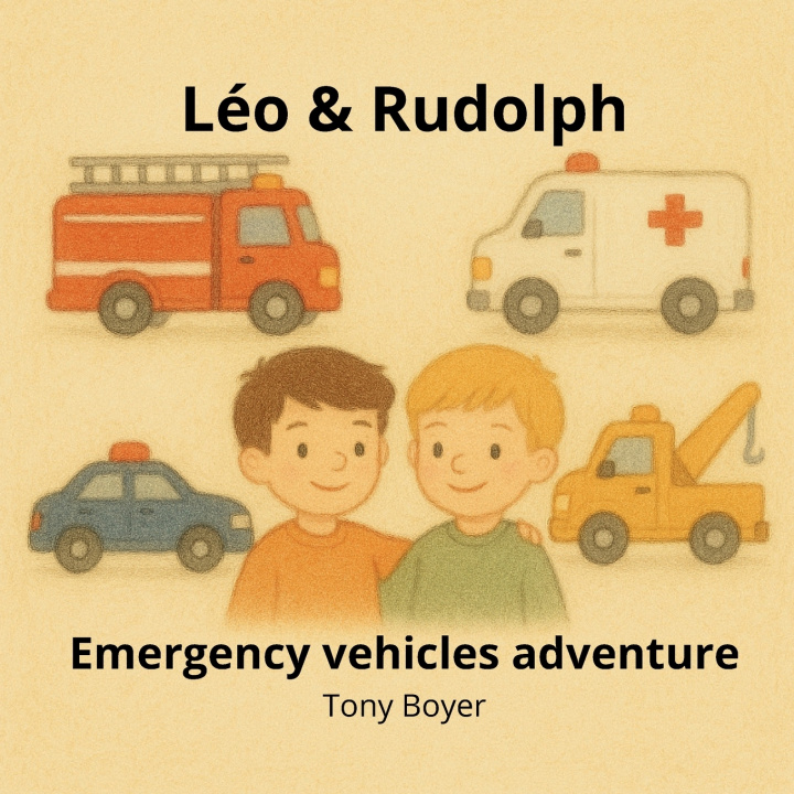 Kniha Léo & Rudolph Emergency Vehicles Adventure Tony Boyer