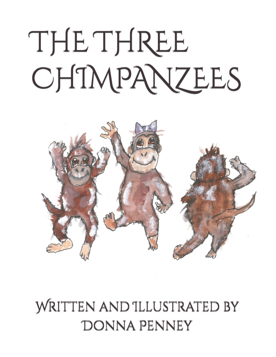 Knjiga THE THREE CHIMPANZEES Donnad Penney