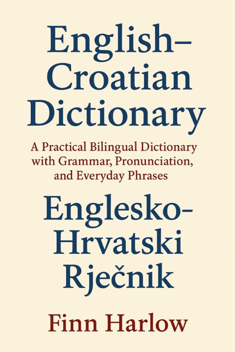 Könyv English-Croatian Dictionary Finn Harlow