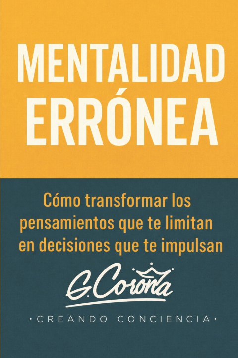 Kniha MENTALIDAD ERRONEA Guillermo Corona