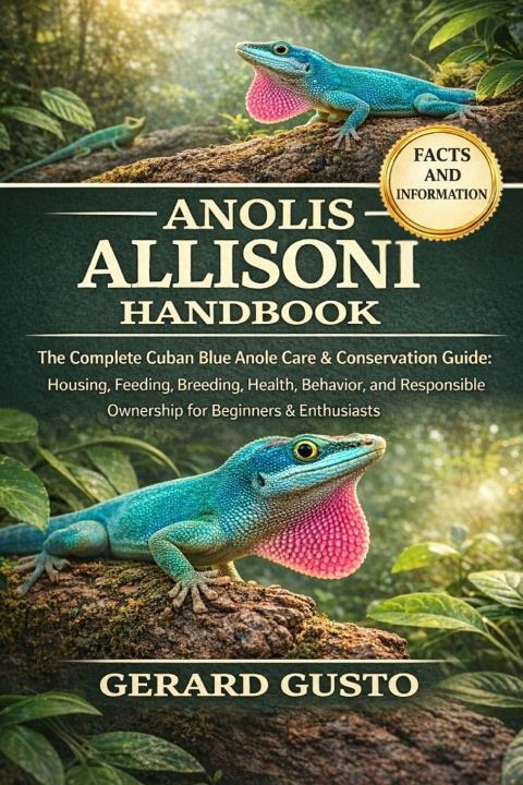 Kniha ANOLIS ALLISONI HANDBOOK GERARD GUSTO
