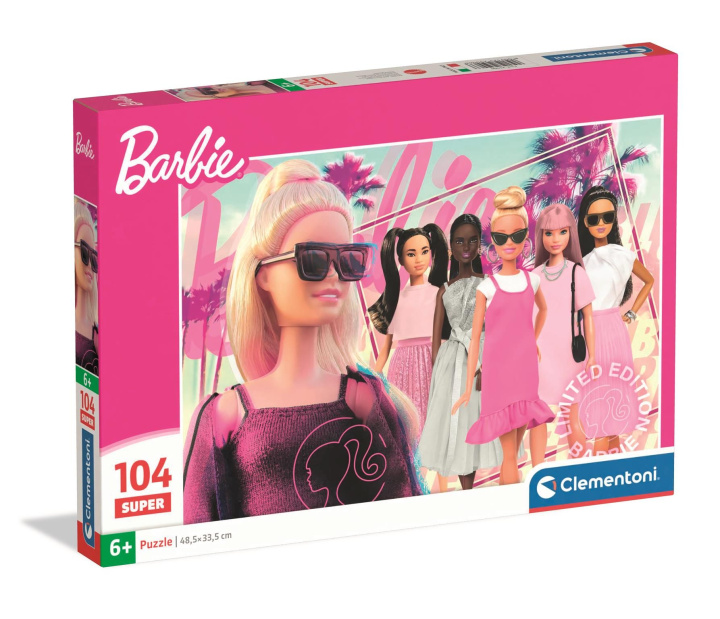 Kniha Puzzle Super 104 elementów. Barbie 