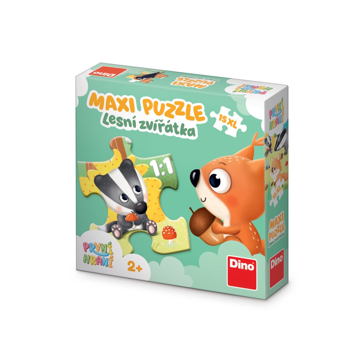 Hra/Hračka Puzzle MAXI První hraní: Lesní zvířata 15 dílků 