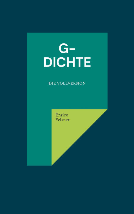 Kniha G-dichte Enrico Felsner