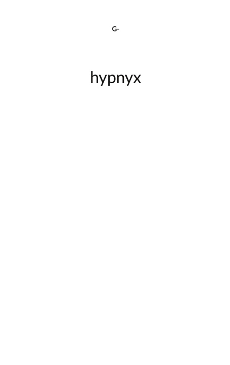 Boek hypnyx G -