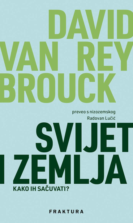 Kniha Svijet i Zemlja David Van Rey Brouck